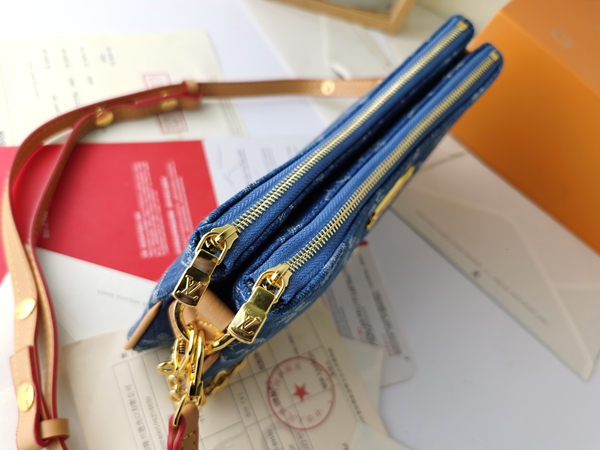 ルイヴィトンバッグ素材ディテール